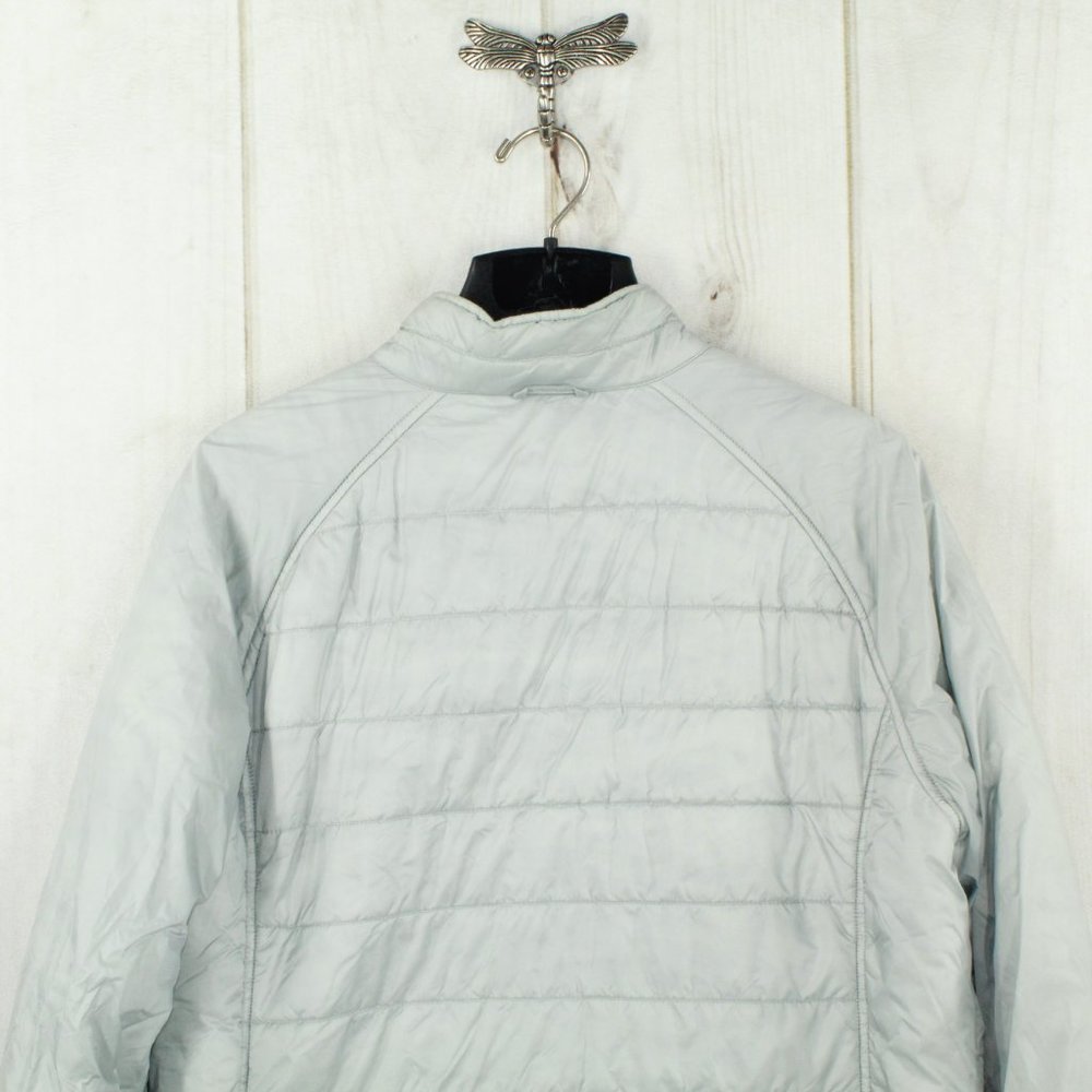LL BEAN Gray Weather Challenge Full-Zip Primaloft Insulated Jacket Size M R - Picture 9 of 11